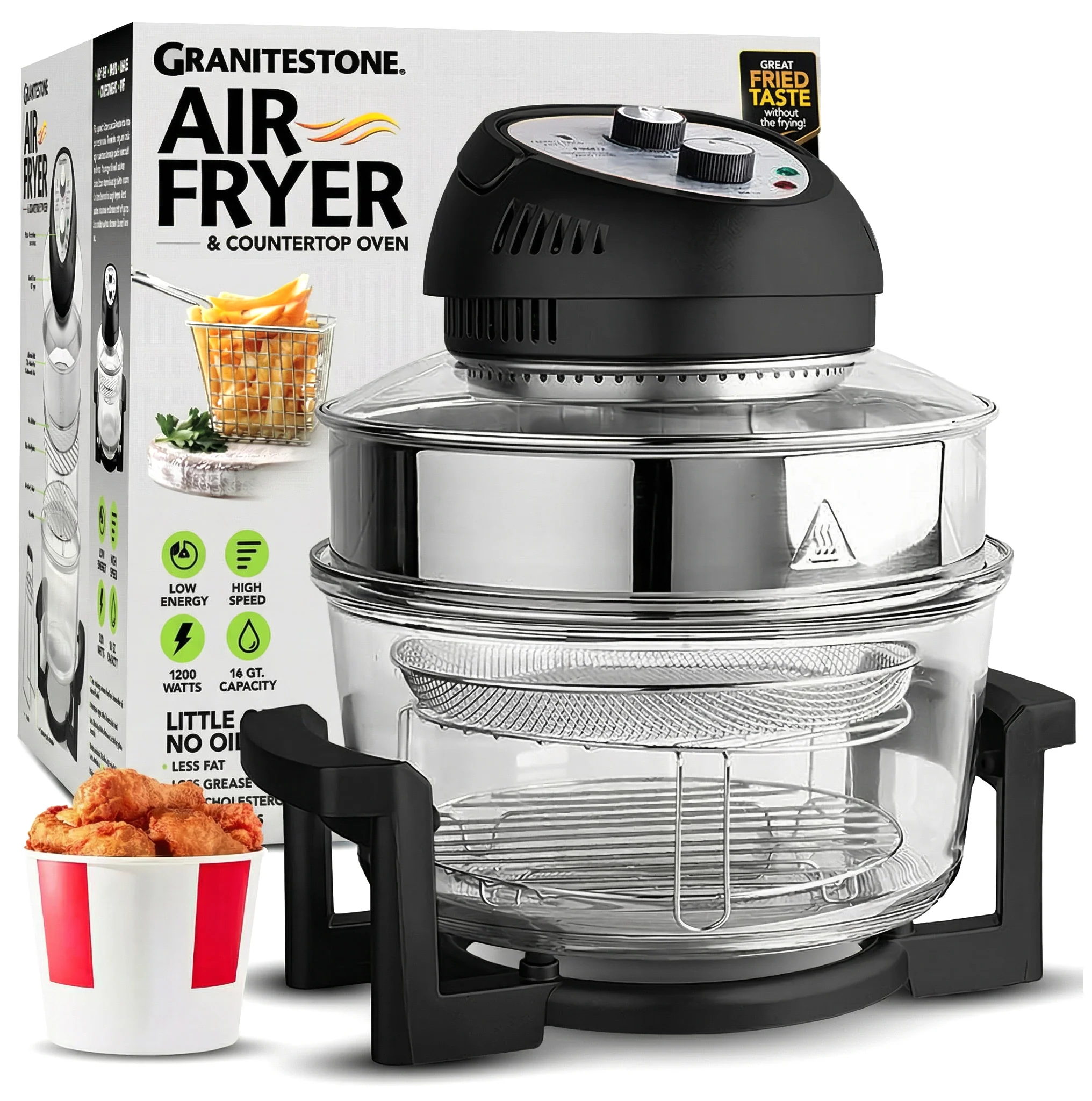Granitestone Glass Air Fryer