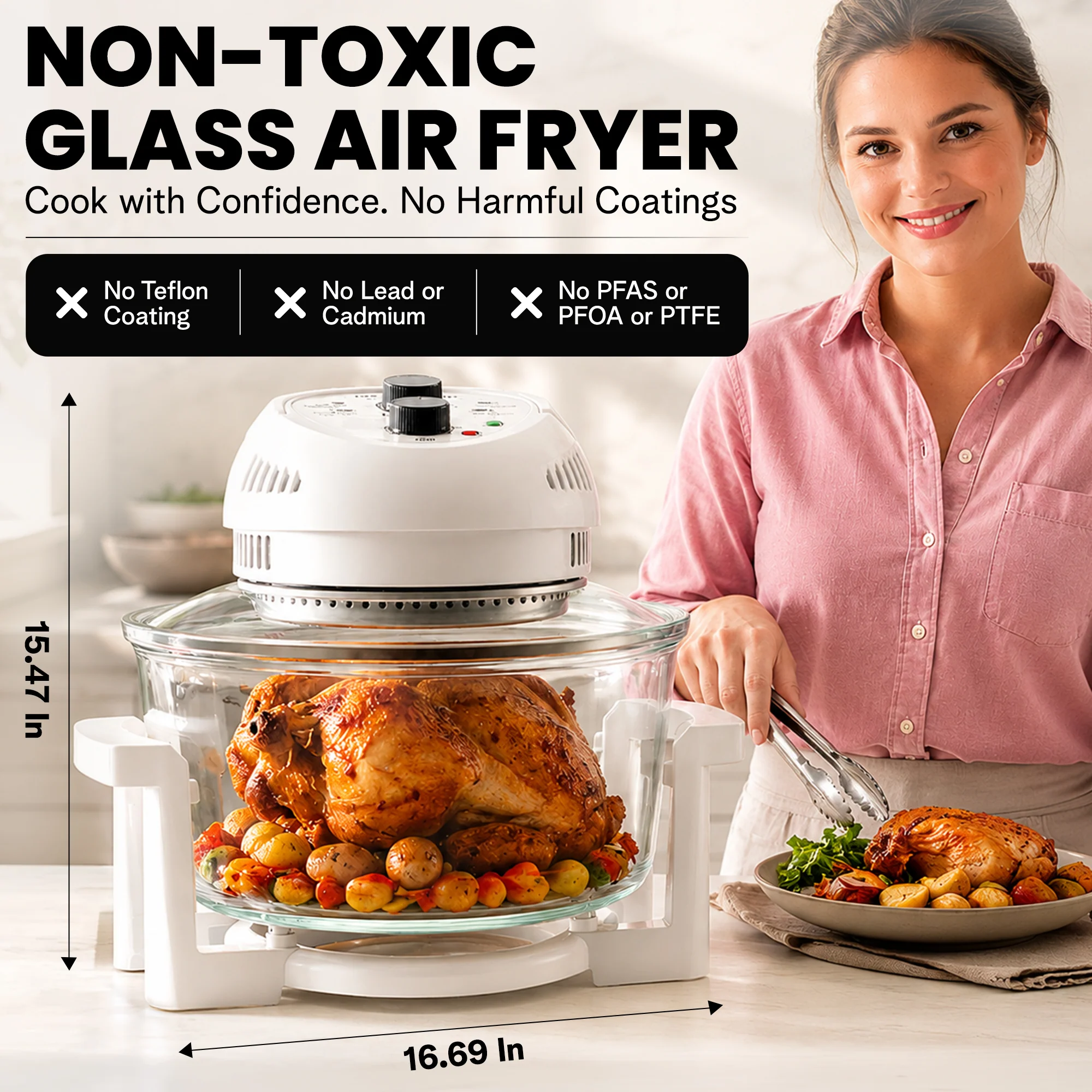 Granitestone Glass Air Fryer - Image 12
