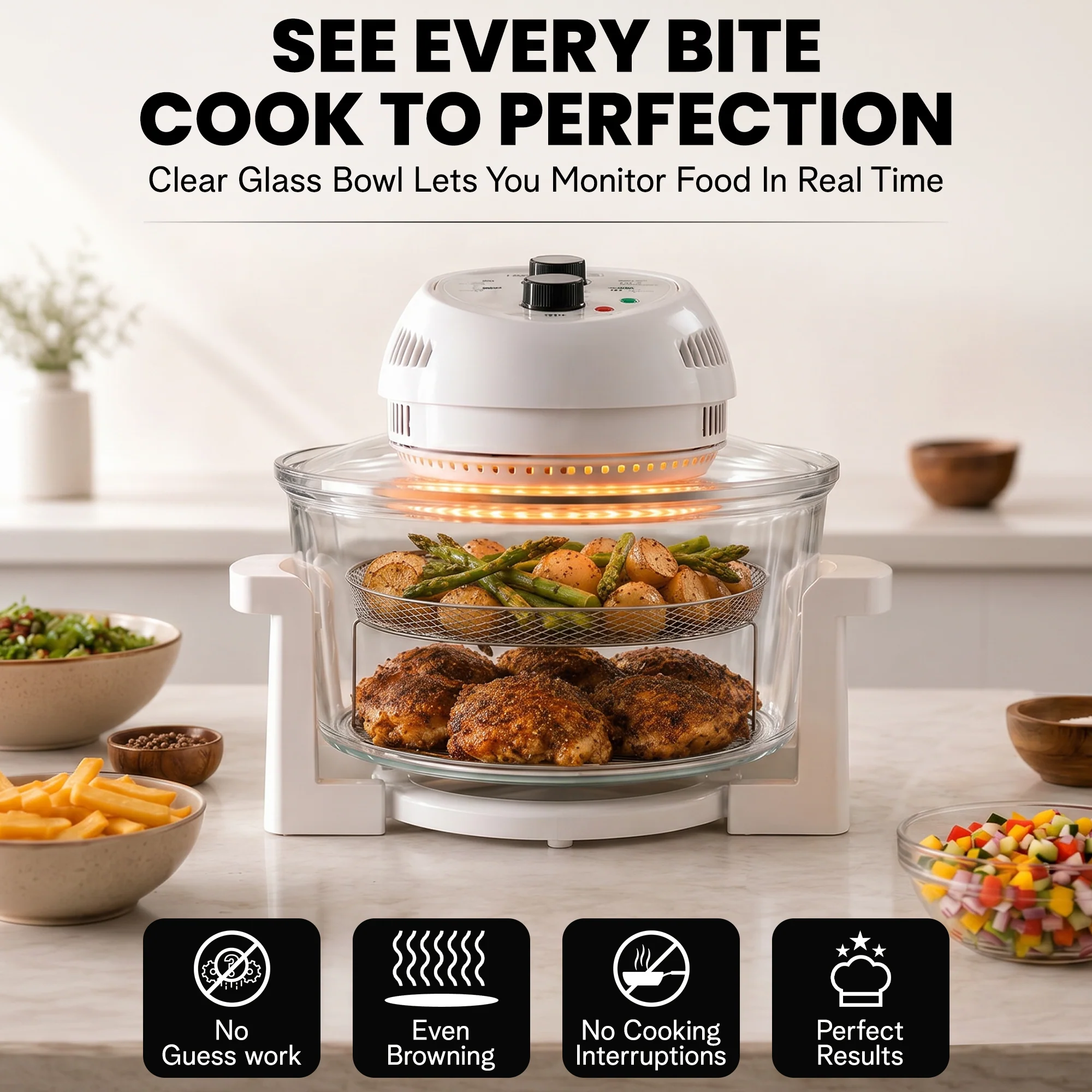 Granitestone Glass Air Fryer - Image 13