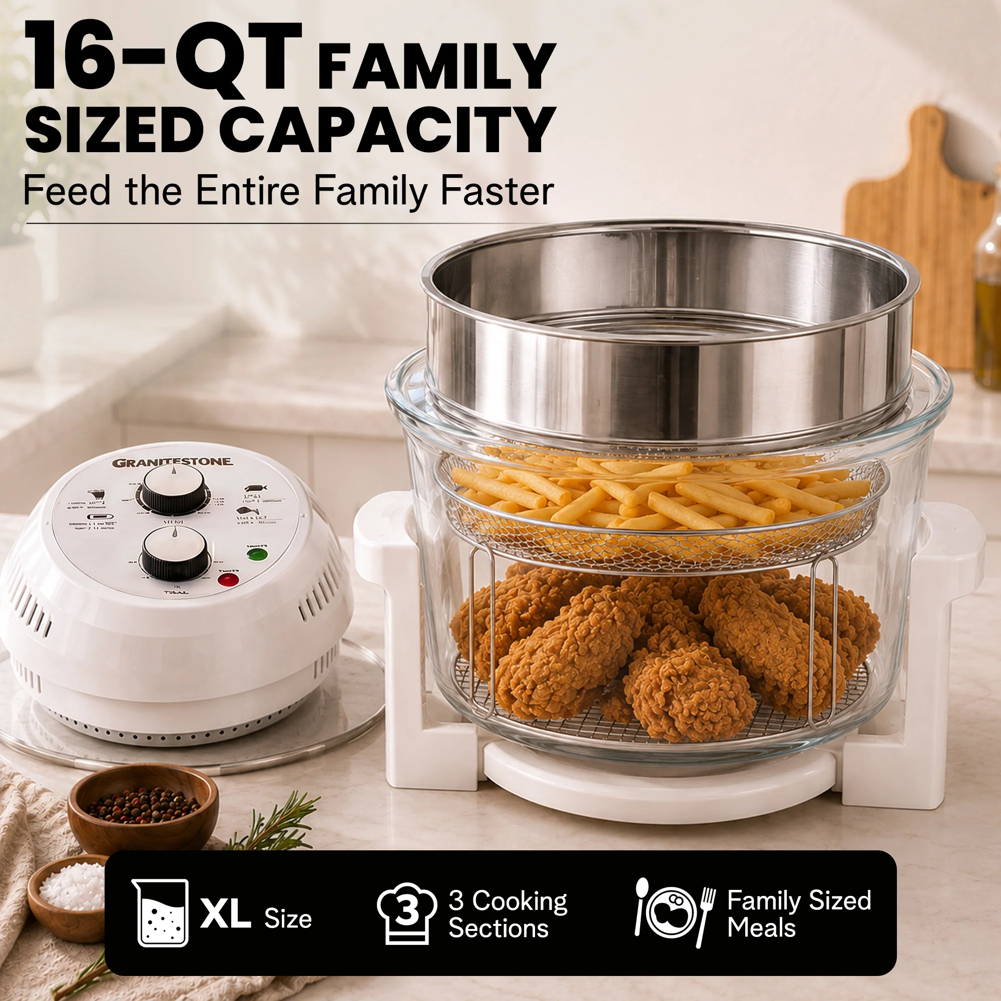 Granitestone Glass Air Fryer - Image 16