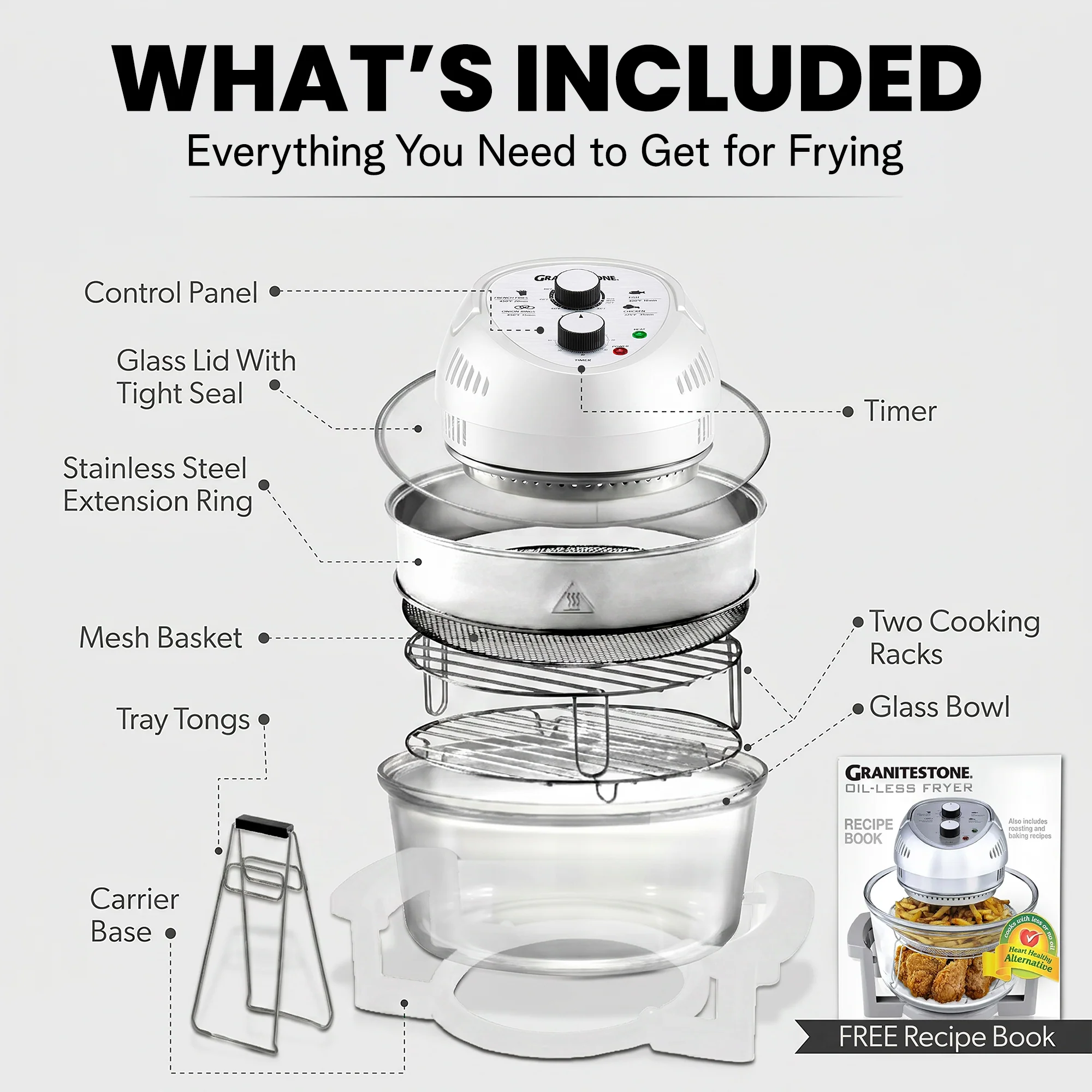 Granitestone Glass Air Fryer - Image 17