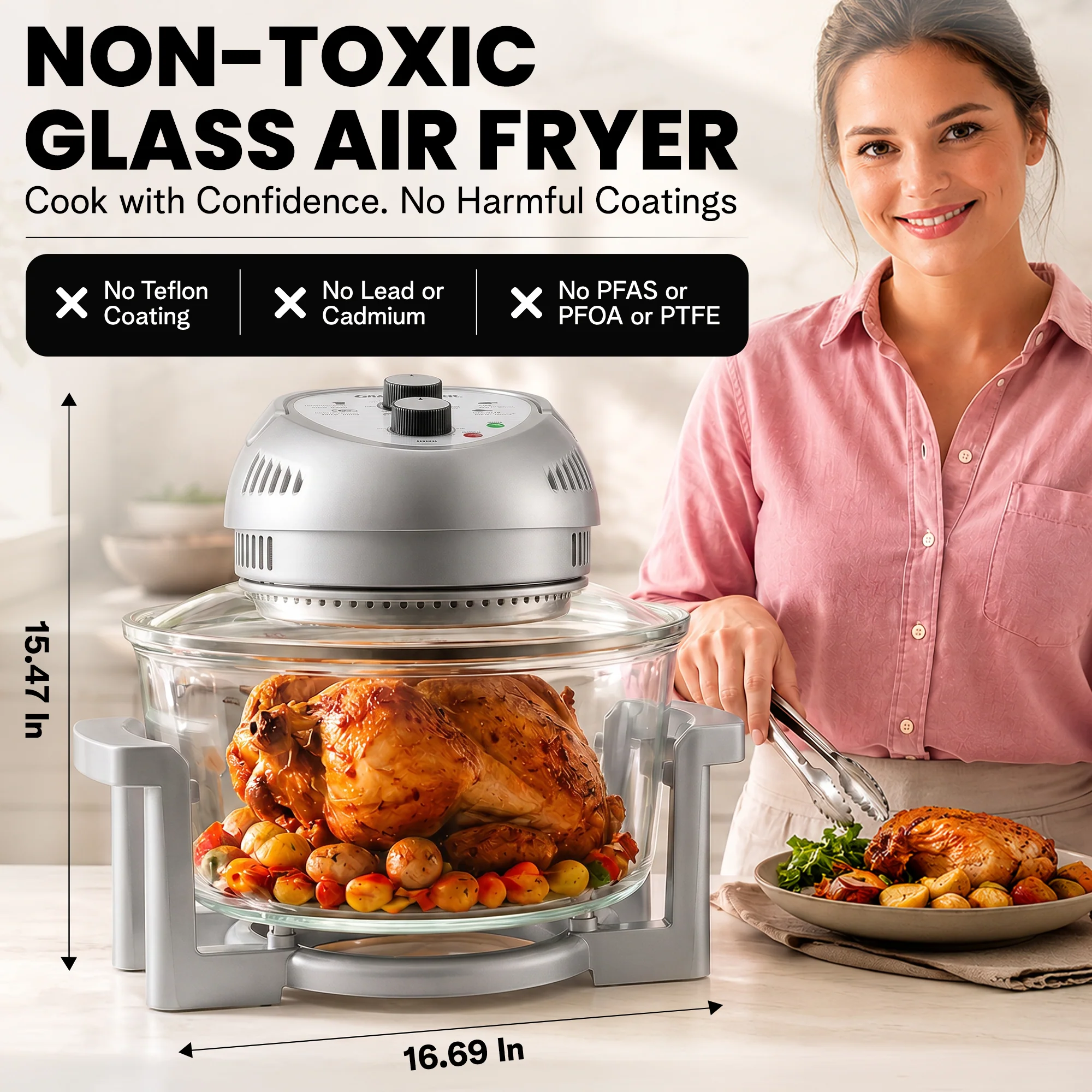 Granitestone Glass Air Fryer - Image 21