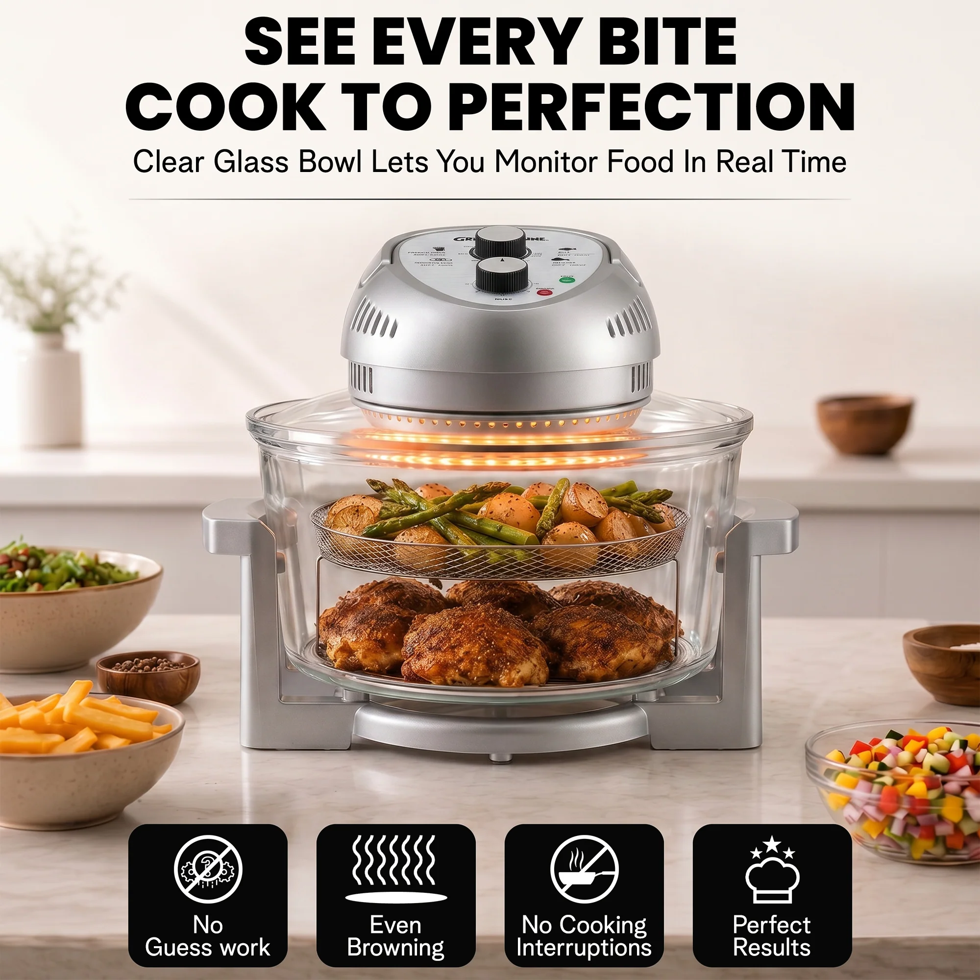 Granitestone Glass Air Fryer - Image 22