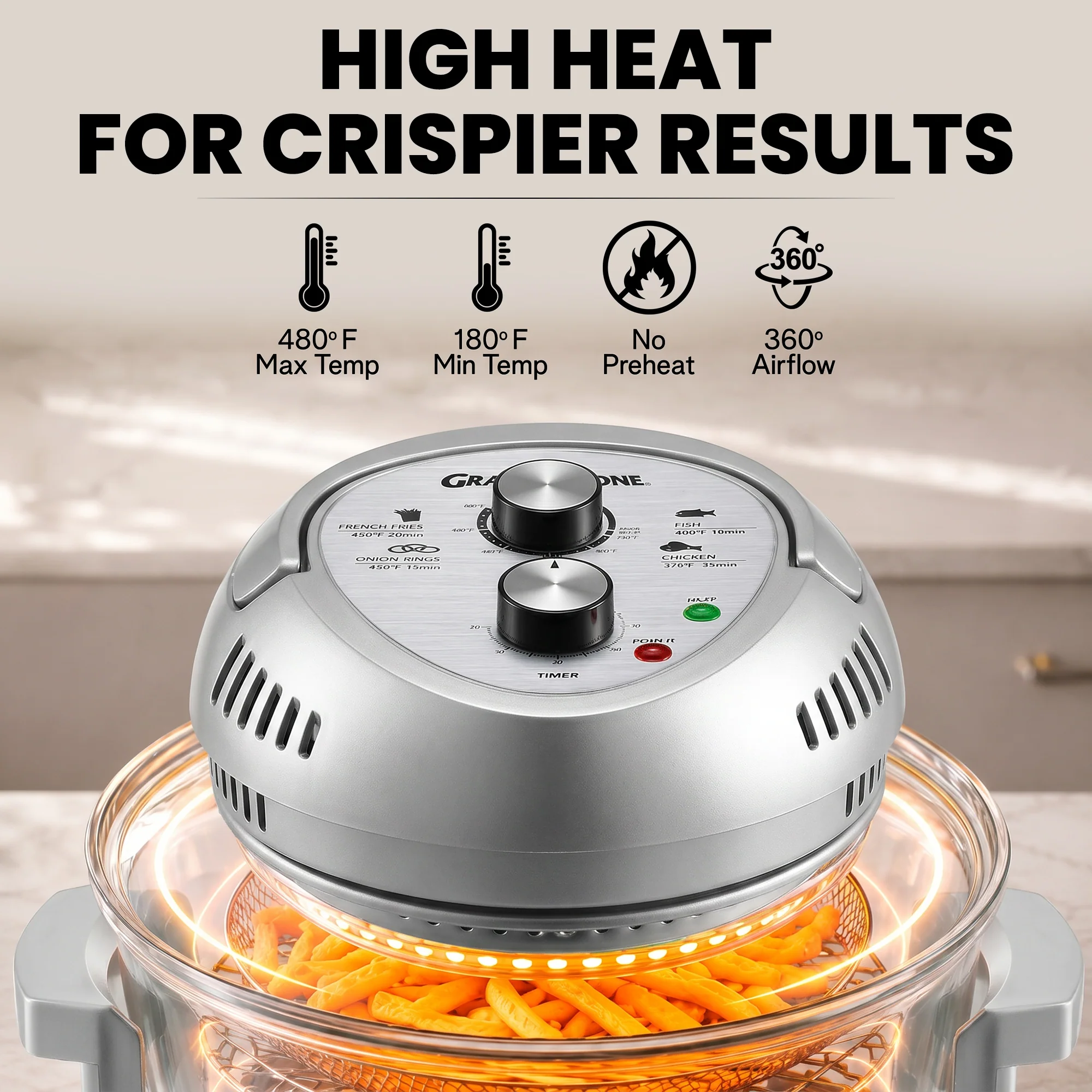 Granitestone Glass Air Fryer - Image 23