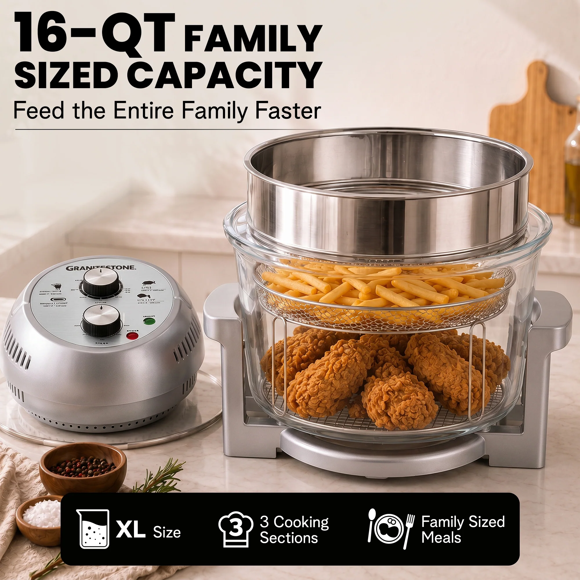 Granitestone Glass Air Fryer - Image 25