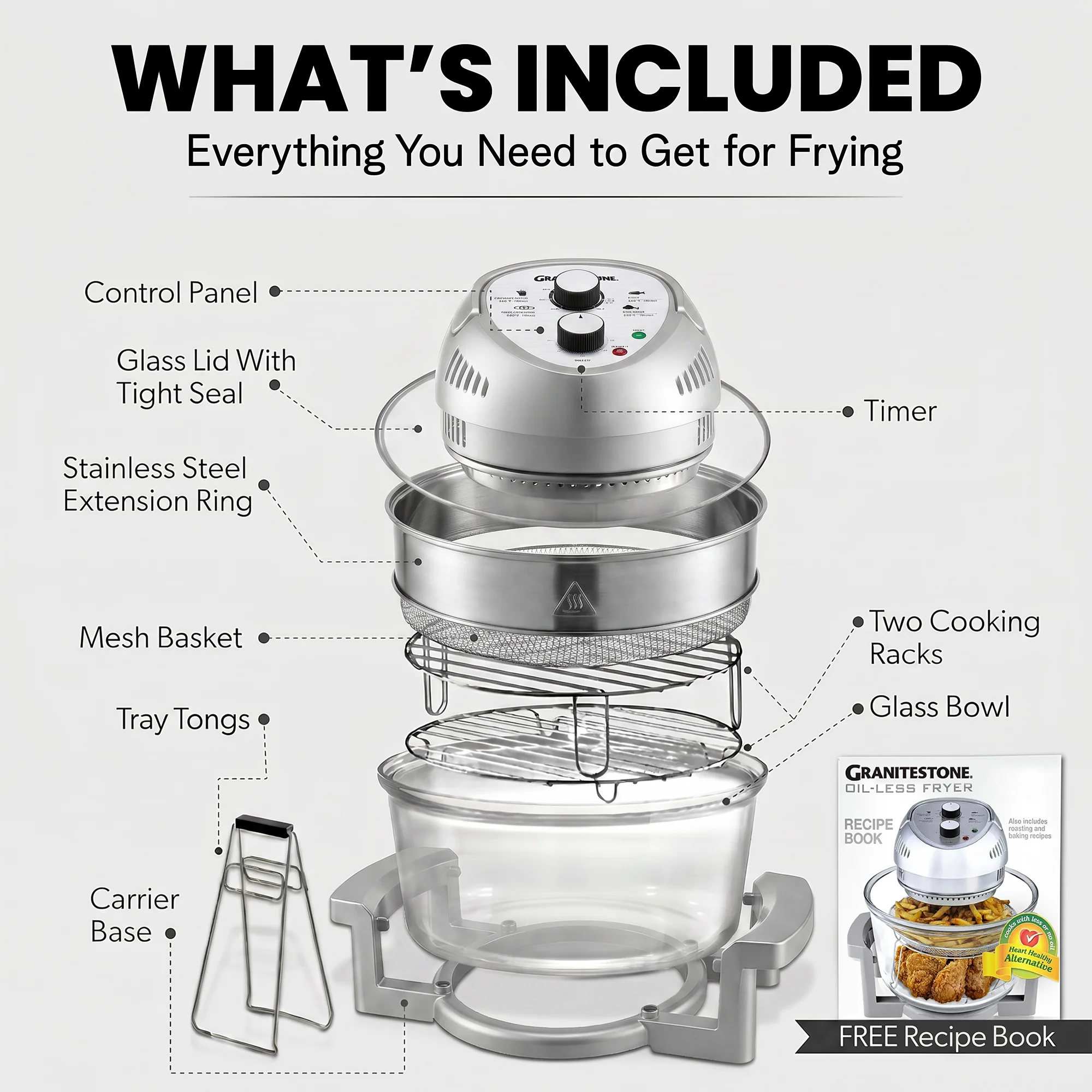 Granitestone Glass Air Fryer - Image 26