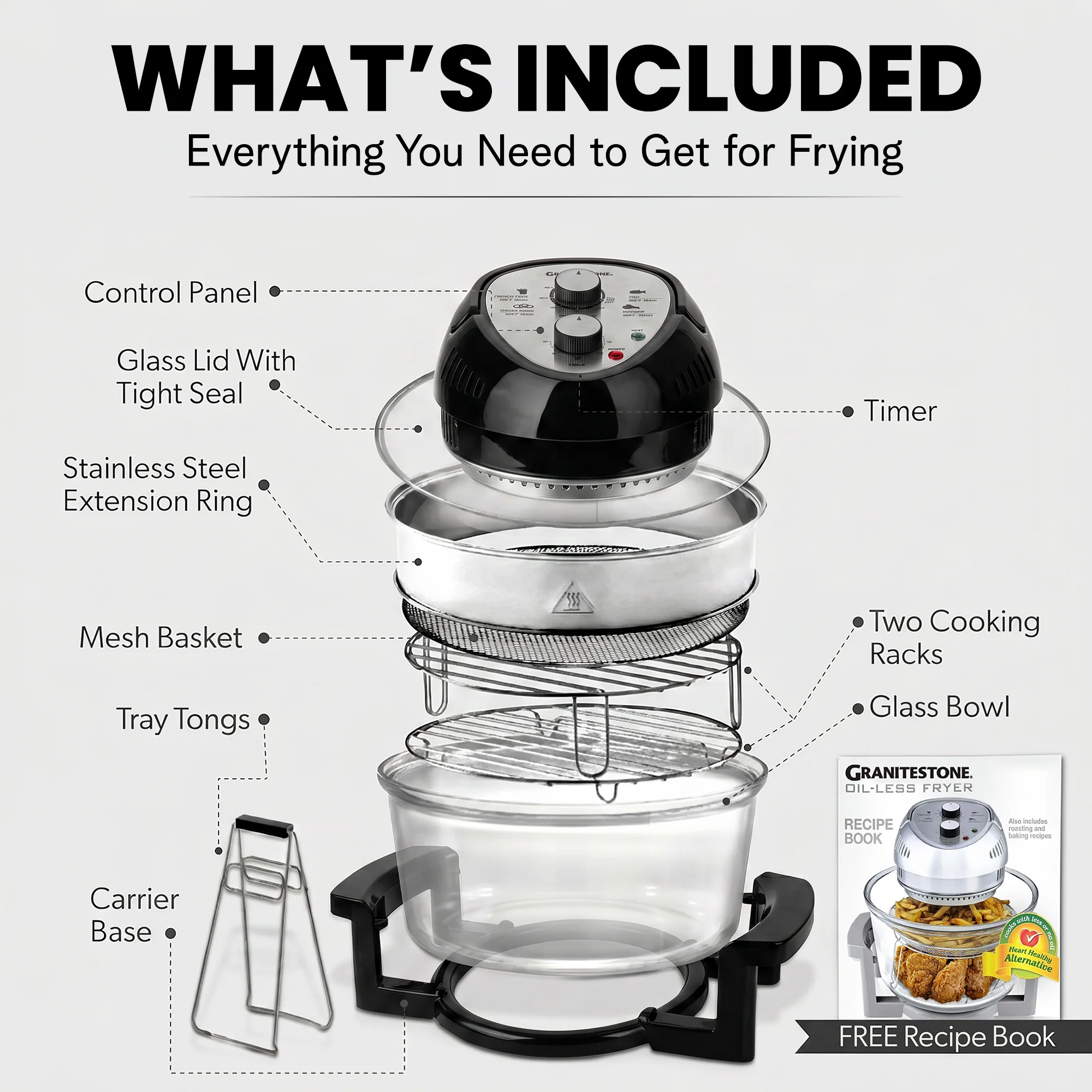 Granitestone Glass Air Fryer - Image 8
