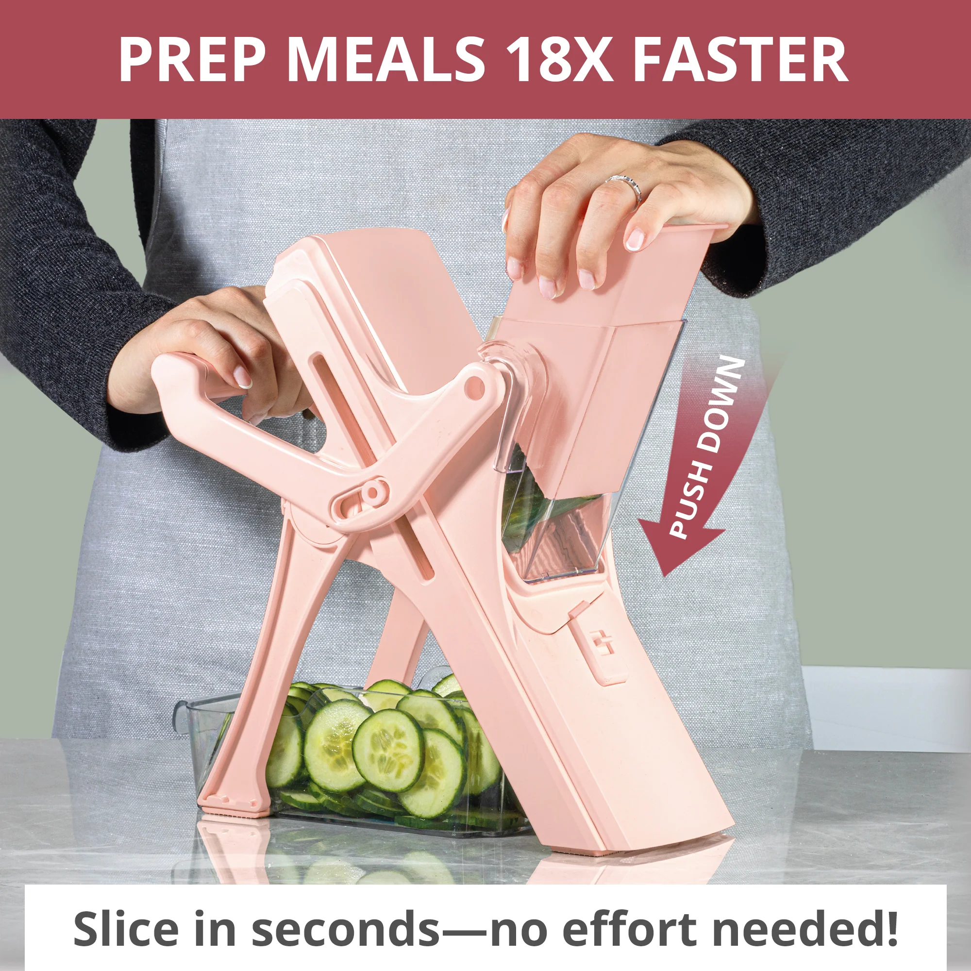 Pastel Collection NutriSlicer Upright Mandoline - Image 8