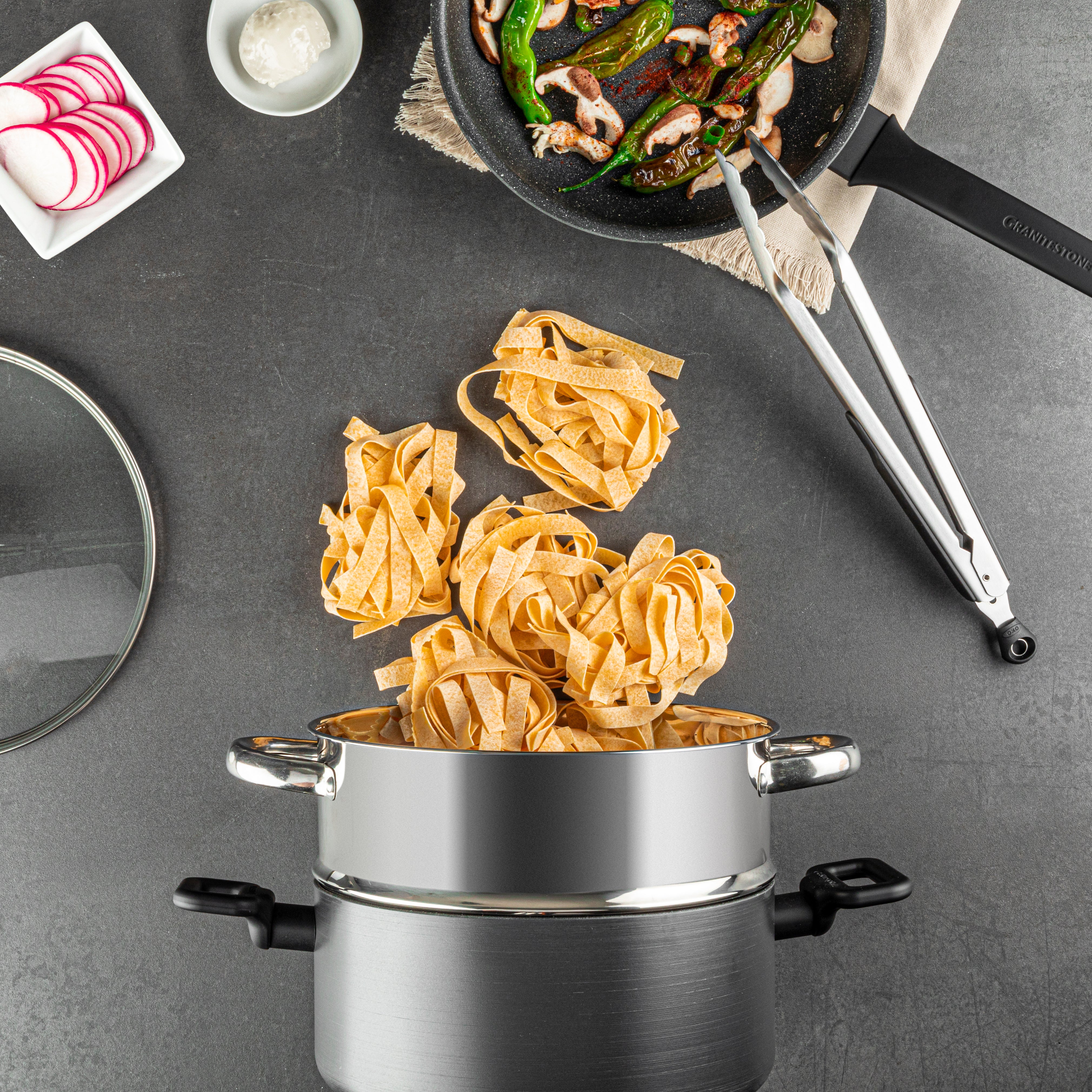 Granitestone 10-Piece Pro Premiere Hard Anodized Stovetop Set with Easy Grip Handles - Image 13