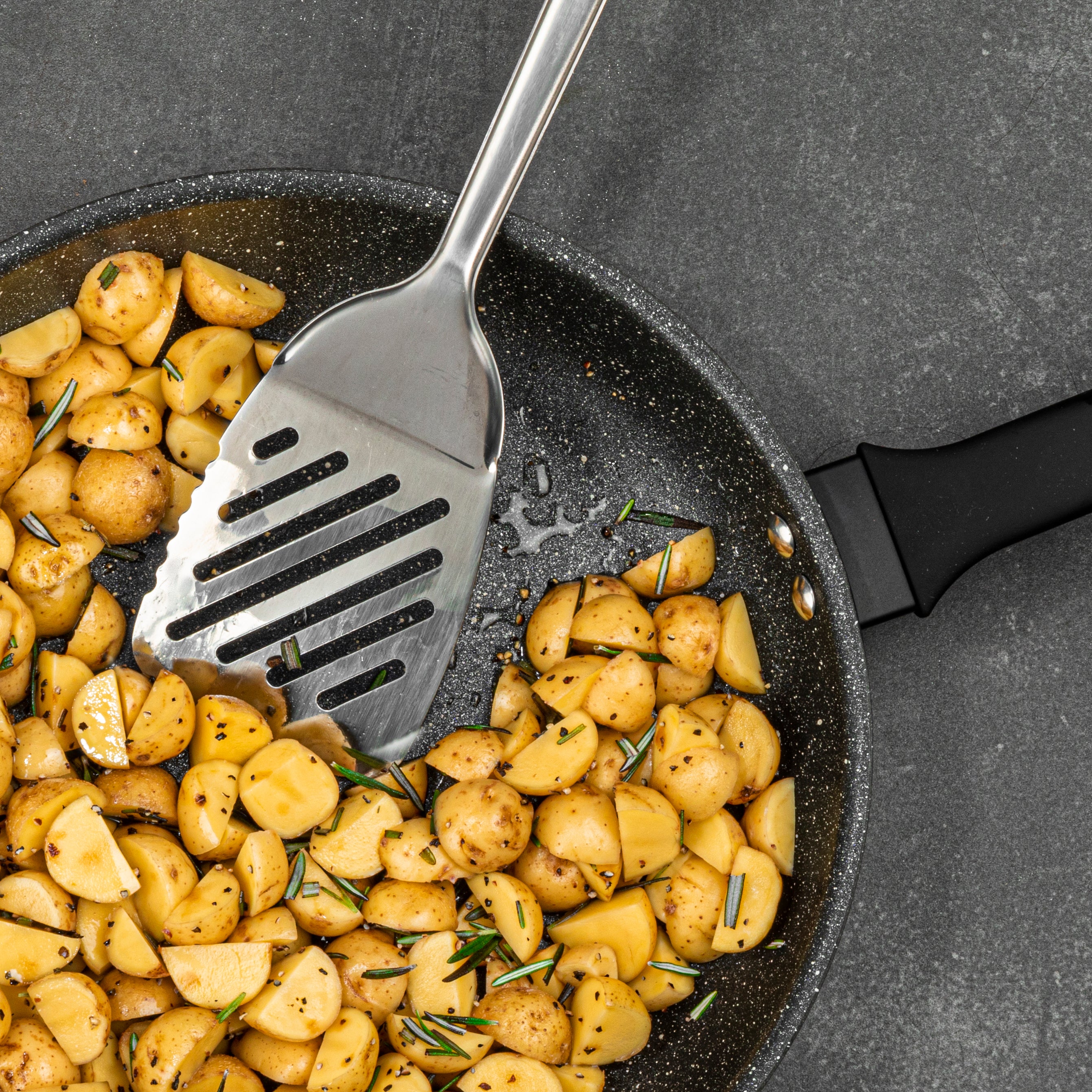 Granitestone 10-Piece Pro Premiere Hard Anodized Stovetop Set with Easy Grip Handles - Image 4
